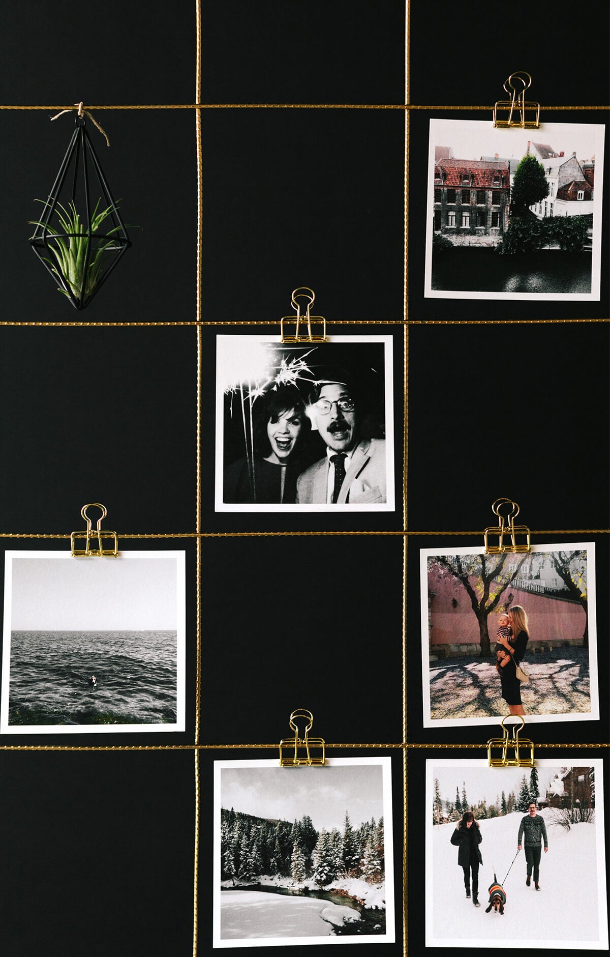 15 Creative Photo Display Ideas That Don't Need Frames