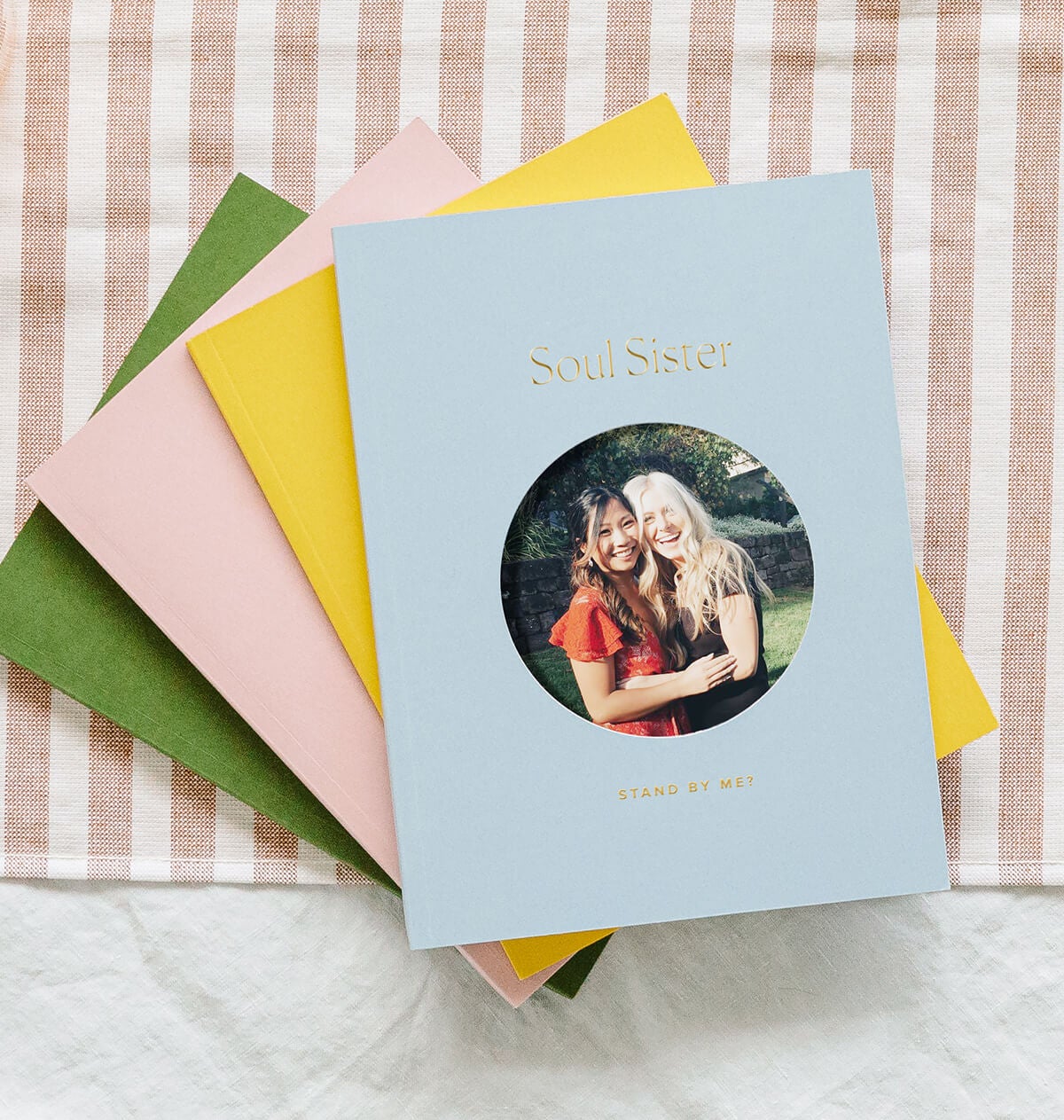 Artifact Uprising Color Series Photo Book used by bride to ask friend to be her maid of honor