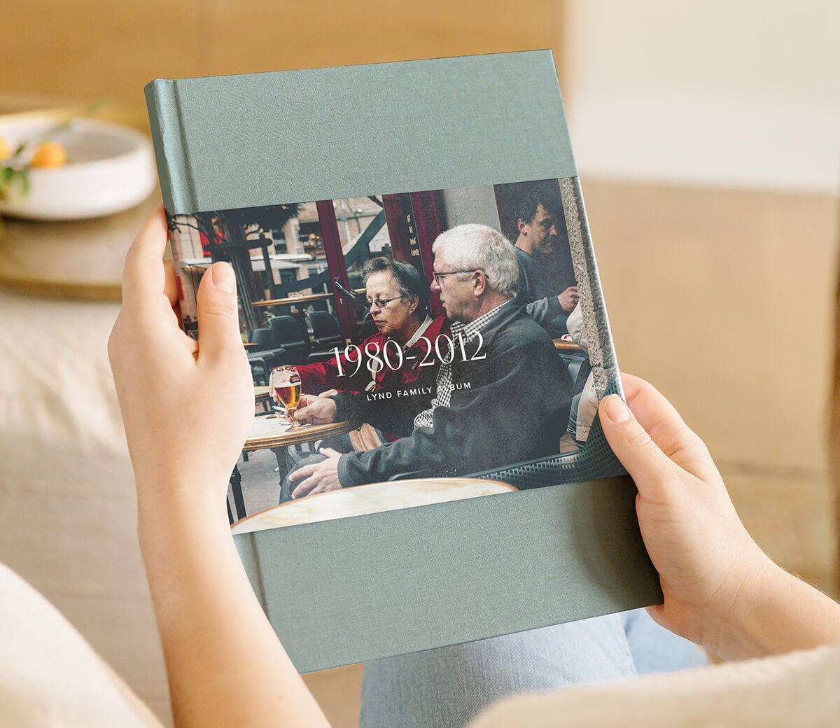 Family history book printed on Artifact Uprising Hardcover Photo Book