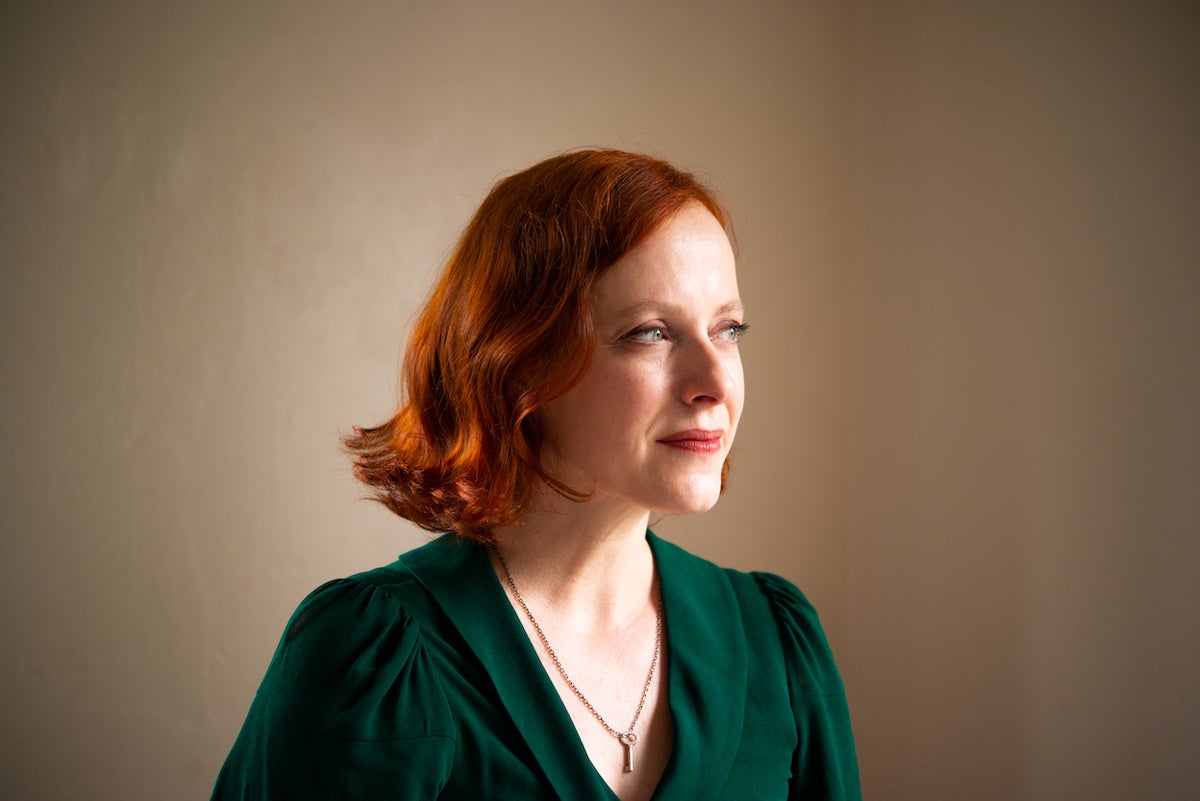 Portrait of redheaded woman