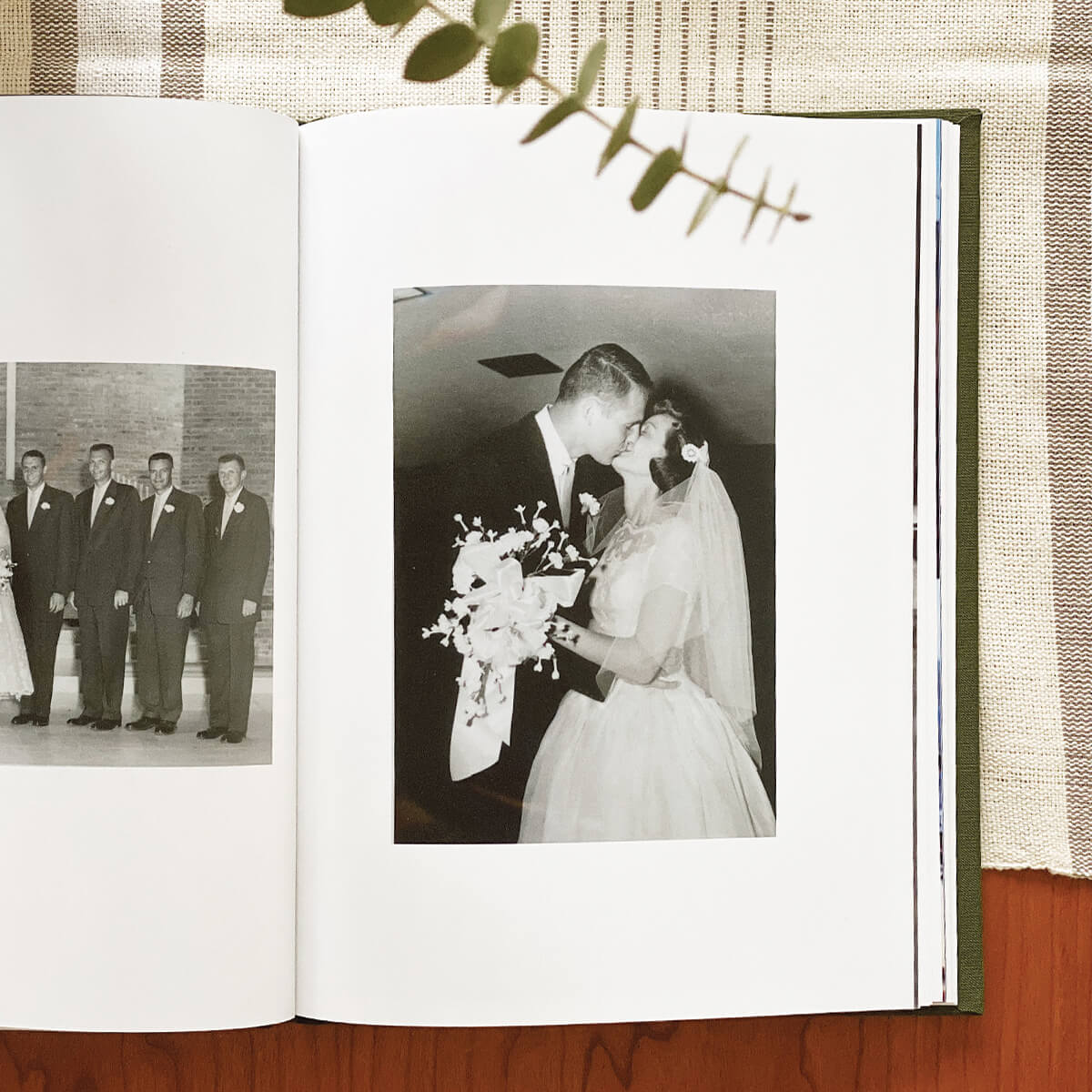 old black and white wedding photo