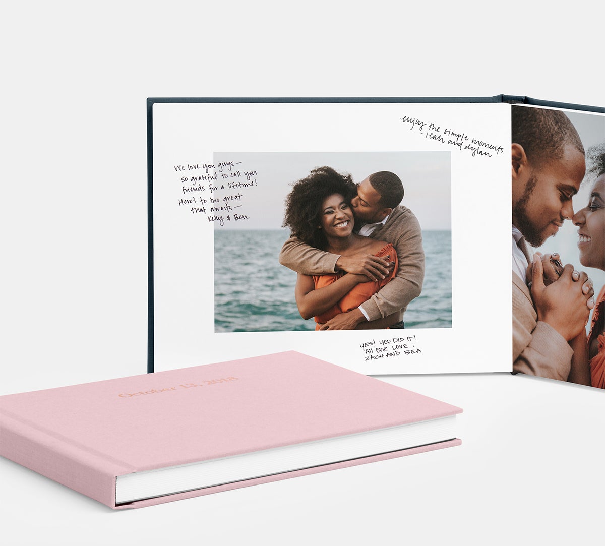 custom wedding guest book