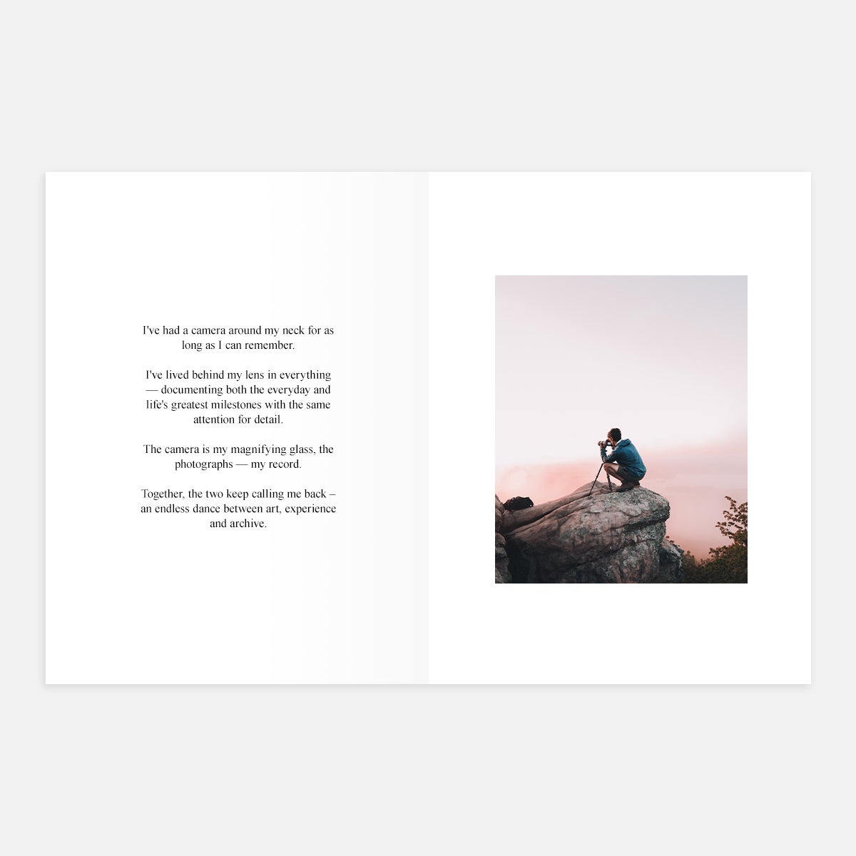Full Bleed layout in Softcover Photo Book