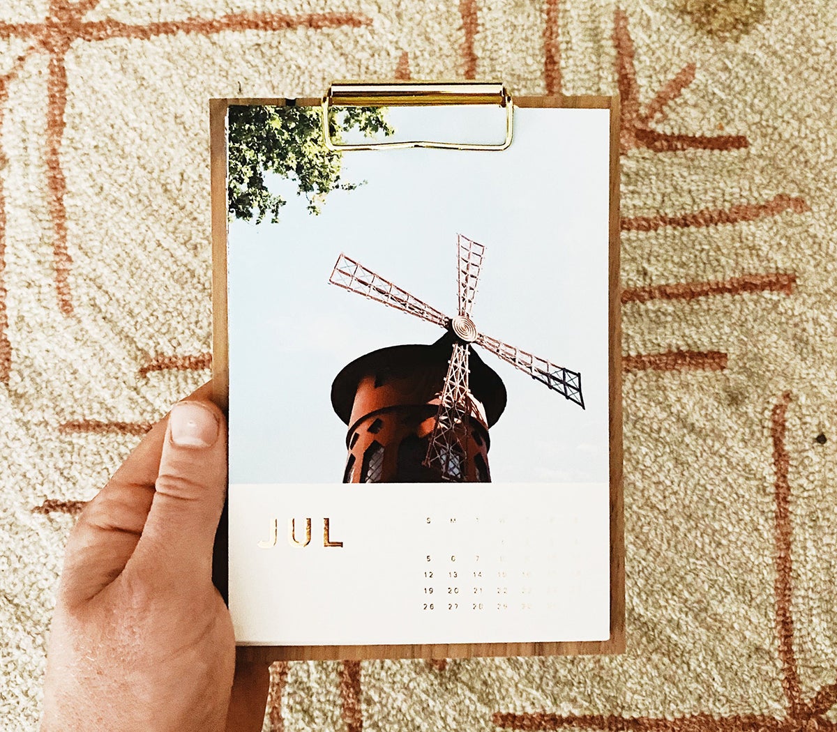 Photo by @b_brynestad of Artifact Uprising Walnut Desktop Calendar featuring photo of old time mill