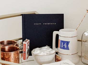 Artifact Uprising Everyday Photo Book turned into a DIY cocktail book