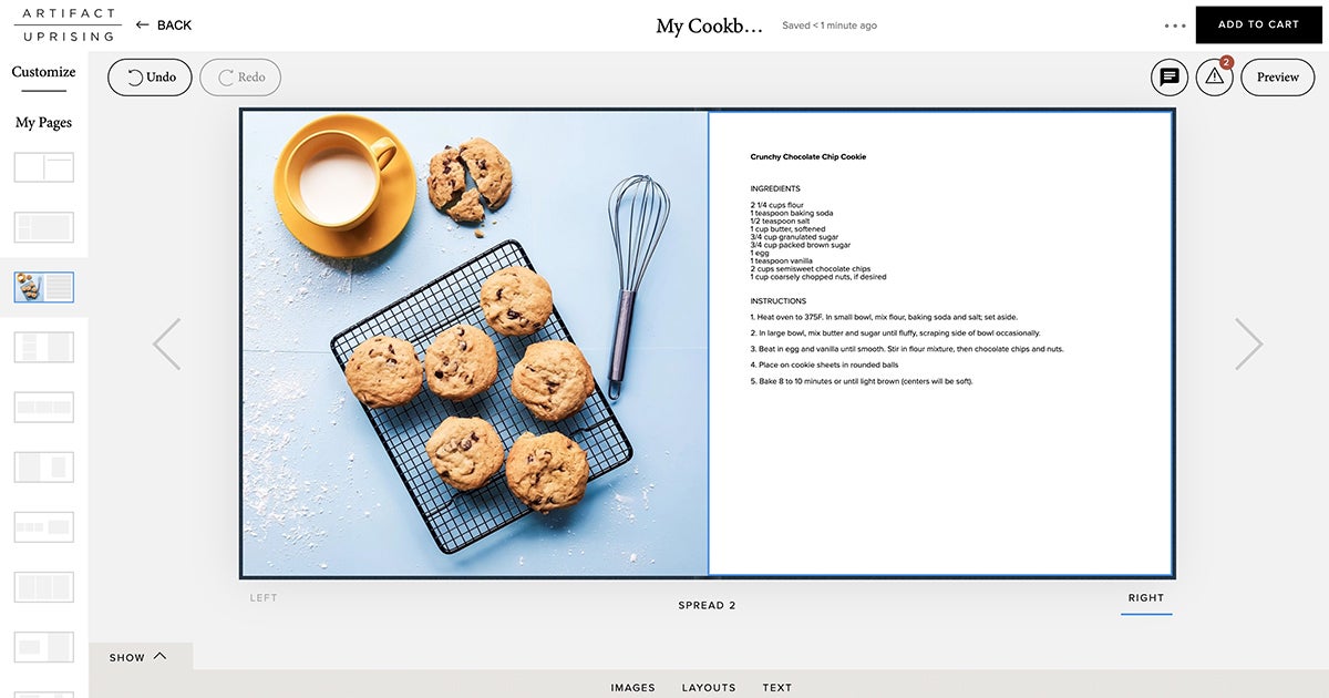 Create Your Cookbook, Custom Recipe Books Online