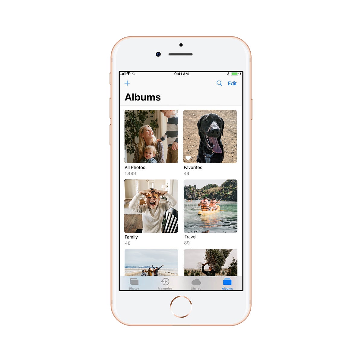 Photo Organizer let's you easily edit the Camera Roll and Albums