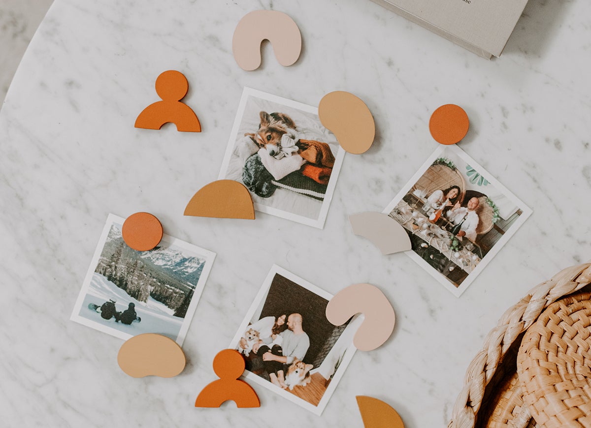 photo by @olivecreativeco of Artifact Uprising photo prints with handmade magnets