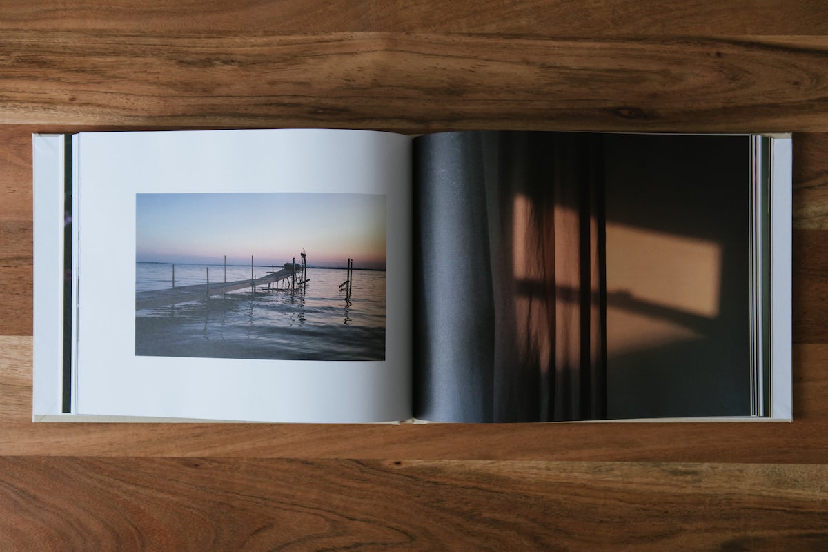 Interior pages of Artifact Uprising Hardcover featuring photos by Martha Swann-Quinn