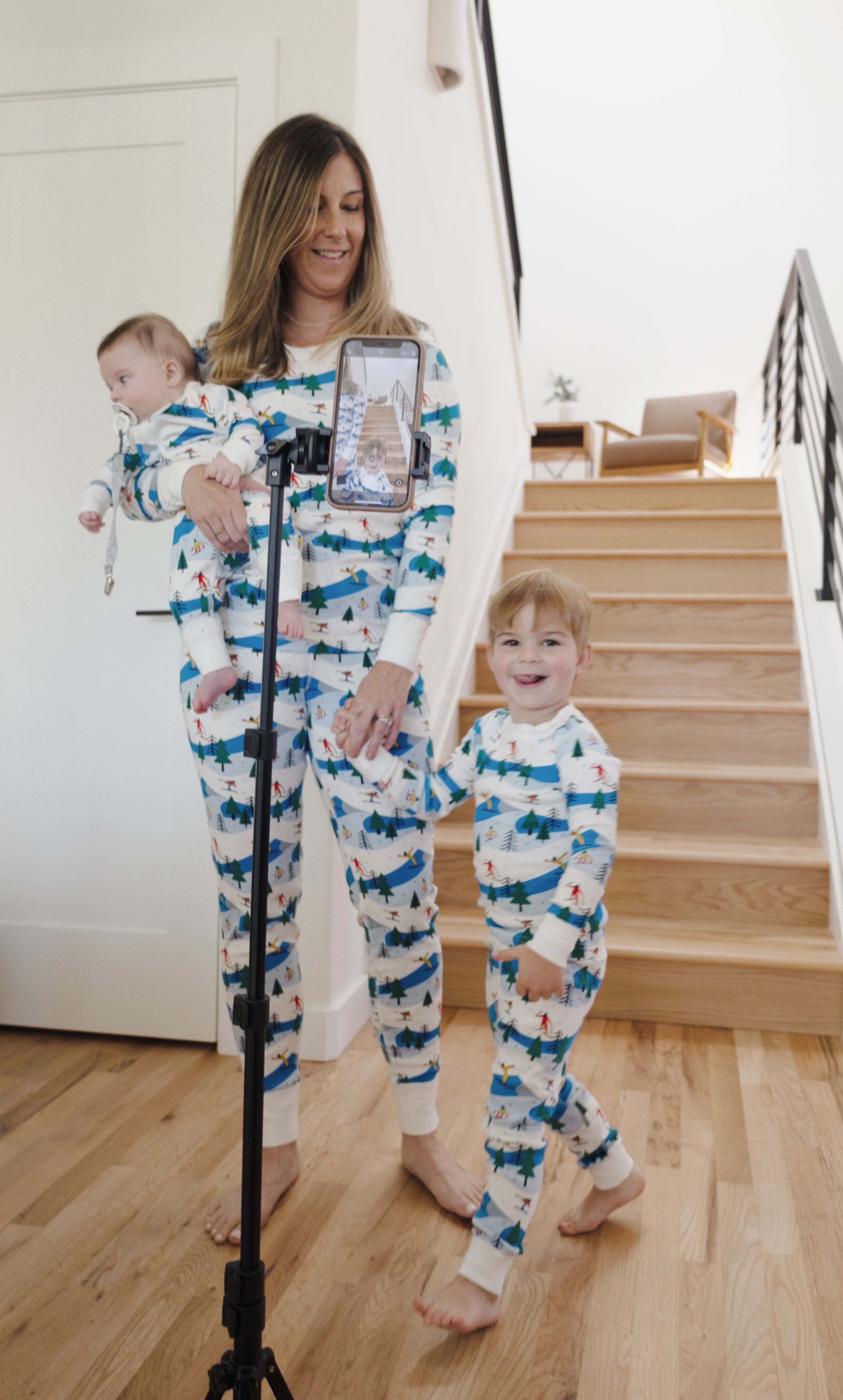 Ski Slope Matching Family Pajama Set