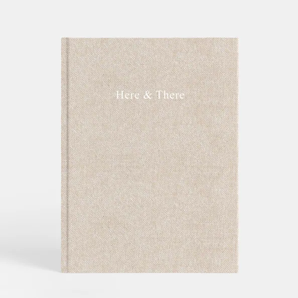 Linen Here and There layflat photo album