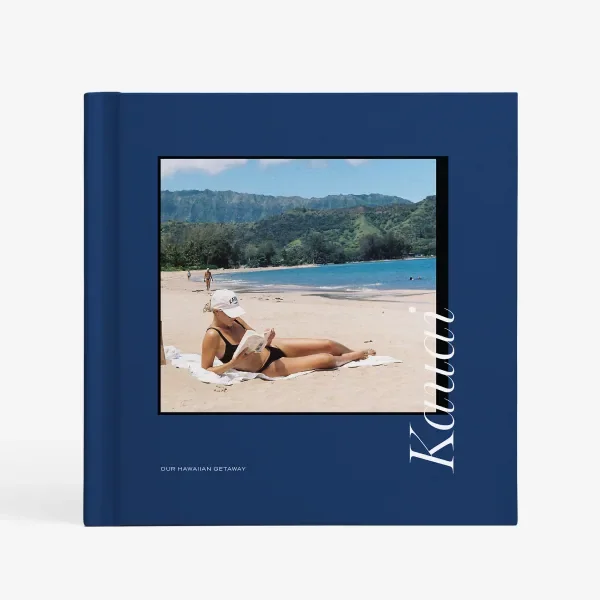 Blue Kauai hardcover photo book