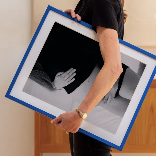 A custom framed photograph