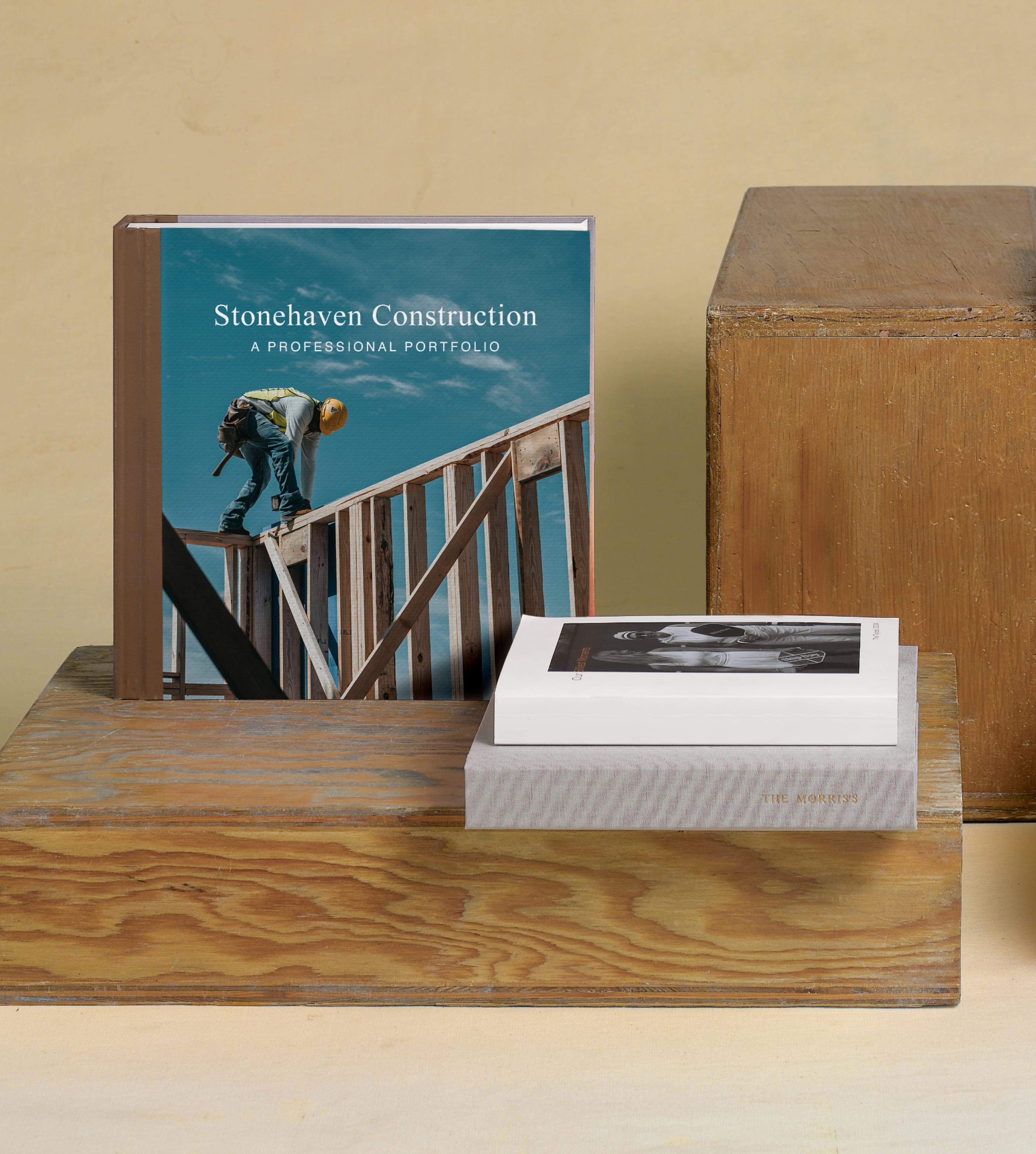 Custom corporate photo books arranged for gifting