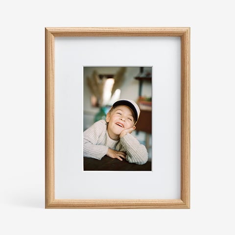 Banister Frame in Oak frame finish.