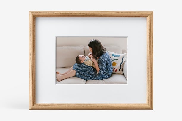 Banister Frame in Oak frame finish.