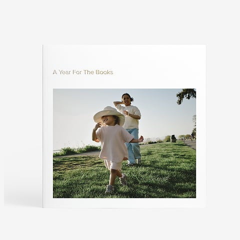 Softcover Photo Book with Foil Cover Text
