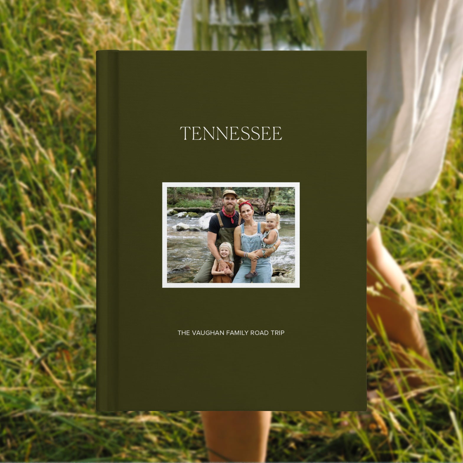 Family road trip everyday photo book