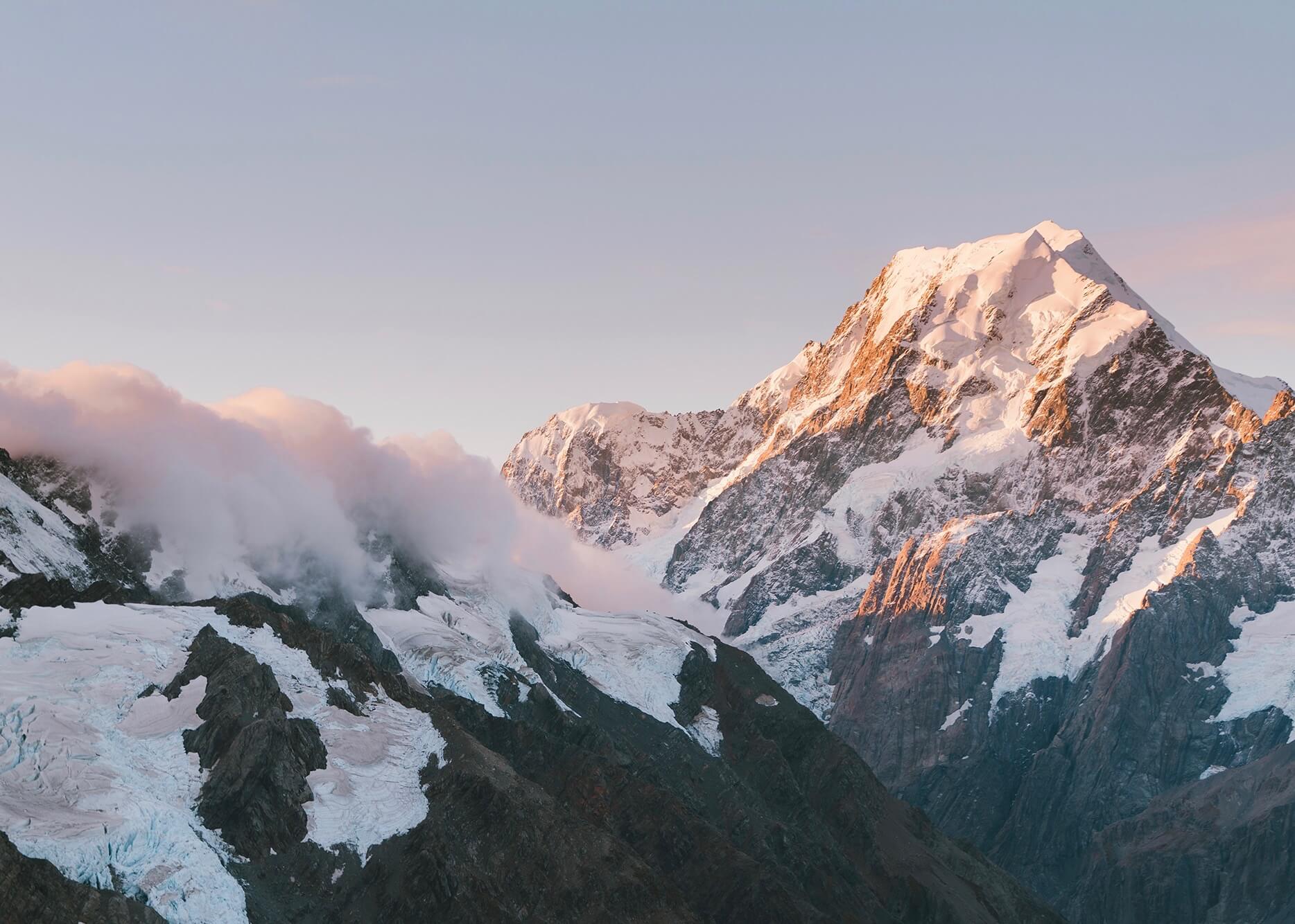 Emilie Ristevski photo of mountain landscape shrouded in clouds